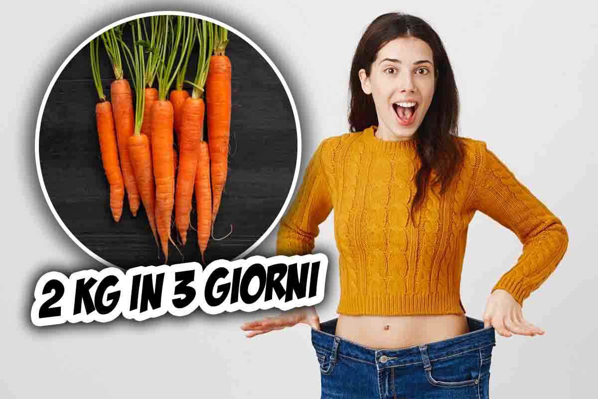 Dieta delle carote per dimagrire velocemente
